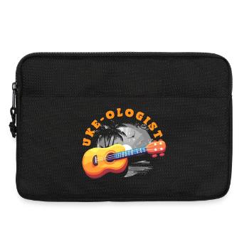 Funny Ukulele Designs and Sayings - Laptop bag 13" - black - Front