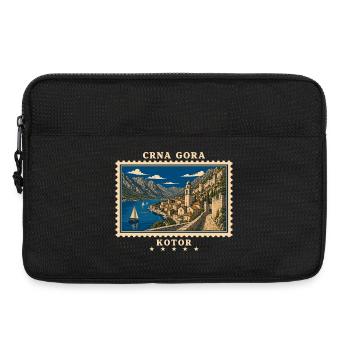 Montenegro Kotor Vintage Reisemarke - Laptoptasche 13" - Schwarz - Vorne