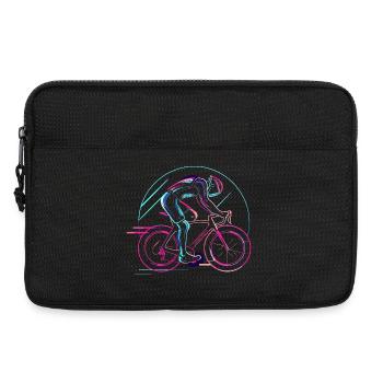 Cyclist Steampunk - Laptop bag 13" - black - Front