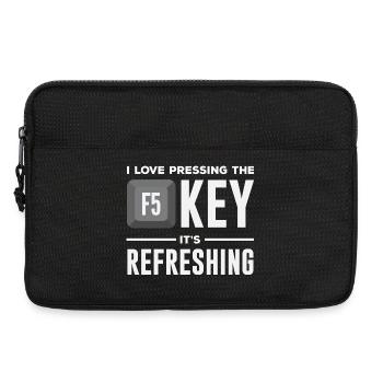 F5 Taste Programmierer - Laptoptasche 13" - Schwarz - Vorne