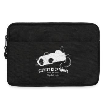 Ragdoll Cat – Dignity is optional - Laptop bag 13" - black - Front