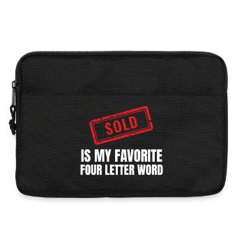 Real Estate Agent Realtor Home Seller Marketing - Laptop bag 13" - black - Front
