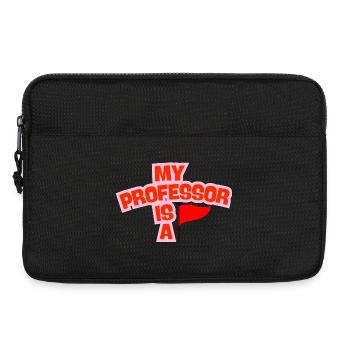 My Professor is a Red Flag - Laptoptasche 13" - Schwarz - Vorne