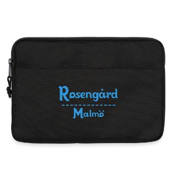 Rosengård – Malmö Sky Blue Design - Laptop bag 13" - black - Front