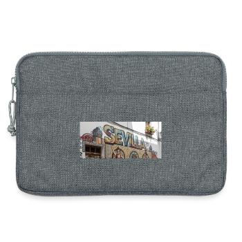Sevilla Street Graffiti Flamenco - Laptoptasche 13" - Grau meliert - Vorne