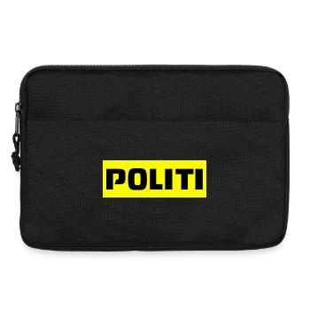 police - Laptop bag 13" - black - Front