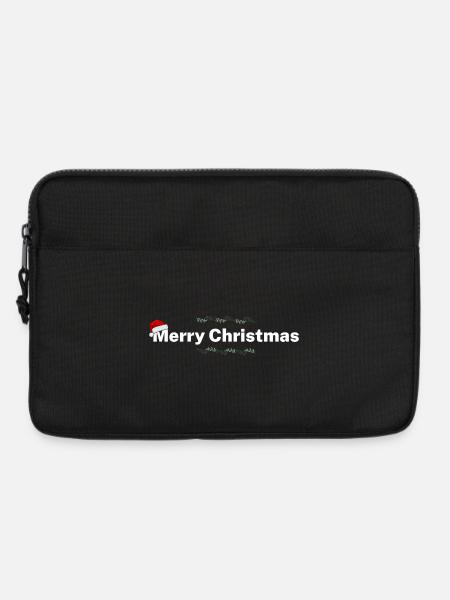 Merry Christmas – Festive Design - Laptop bag 13" - black