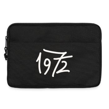 Year of birth 1972 - Laptop bag 13" - black - Front