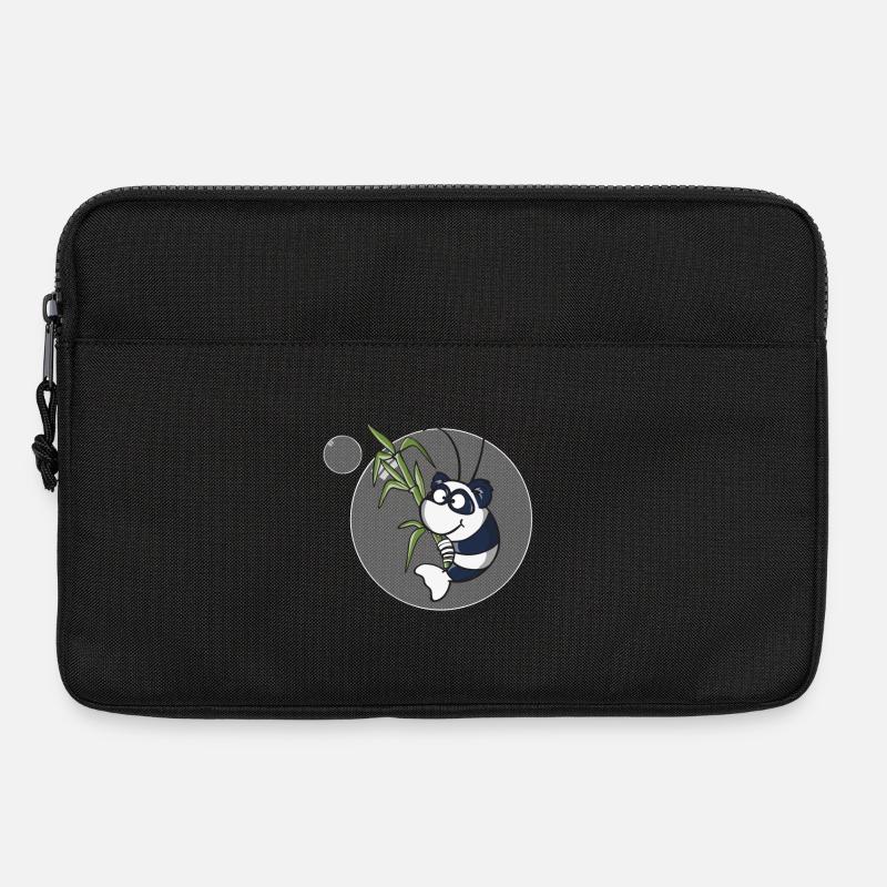 Panda Garnele - Laptoptasche 13" - Schwarz