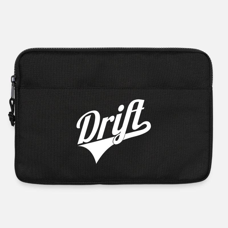 Drift Schriftzug Logo - Laptoptasche 13" - Schwarz