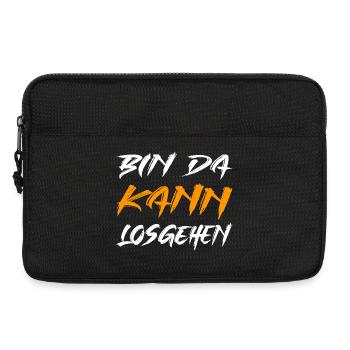 I'm ready to go - Laptop bag 13" - black - Front