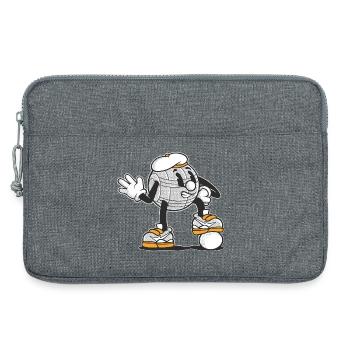 Tenue de pétanque boule pour boule bouler - Sacoche pour ordinateur portable 13 pouces - gris chiné - Devant