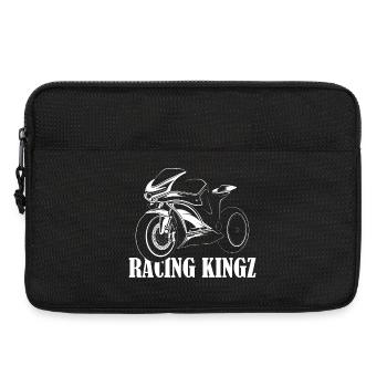 Racing Kingz Moto Illustration Symbole Graphique - Sacoche pour ordinateur portable 13 pouces - noir - Devant