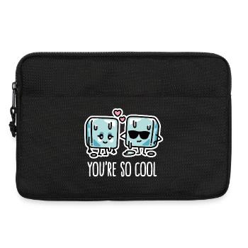 Drôle de vague de chaleur, glaçons cool Vous êtes si cool - Sacoche pour ordinateur portable 13 pouces - noir - Devant