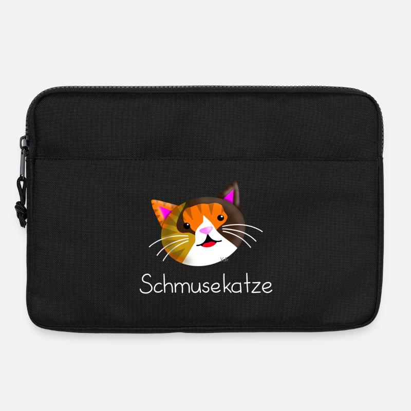 Schmusekatze - Laptoptasche 13" - Schwarz