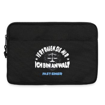 Fast ein Anwalt - Laptoptasche 13" - Schwarz - Vorne