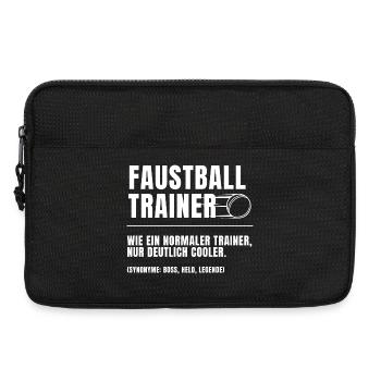Faustball Trainer Definition - Laptoptasche 13" - Schwarz - Vorne