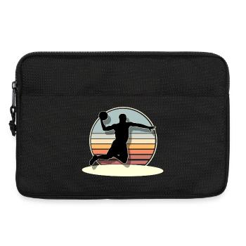 Basketball basketball players - Laptop bag 13" - black - Front