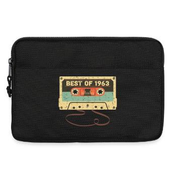 Best of 1963 60. Geburtstag Wahnsinn 60 Jahre alt - Laptoptasche 13" - Schwarz - Vorne