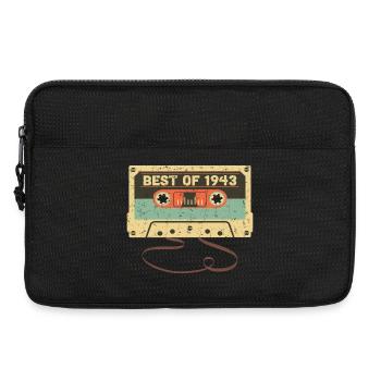 Best of 1943 80th birthday Awesome 80 years old - Laptop bag 13" - black - Front