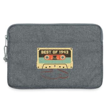 Best of 1943 80e anniversaire Génial 80 ans - Sacoche pour ordinateur portable 13 pouces - gris chiné - Devant