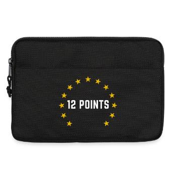 12 Punkte Eurovision Österreich 2026 - Laptoptasche 13" - Schwarz - Vorne