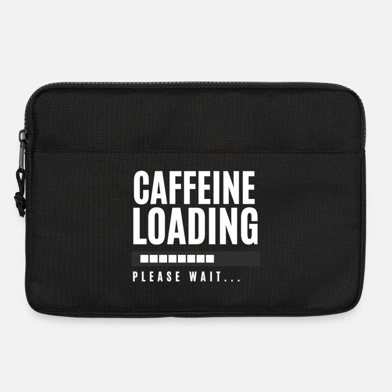 Caffeine Loading Please Wait - Laptop bag 13" - black