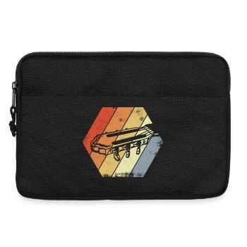 Tête de Guitare Vintage - Sacoche pour ordinateur portable 13 pouces - noir - Devant