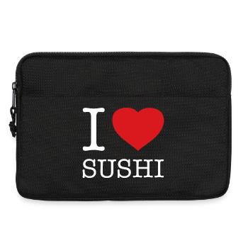 I LOVE SUSHI - Laptoptasche 13" - Schwarz - Vorne