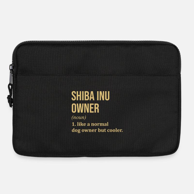 Shiba Inu - Laptoptasche 13" - Schwarz