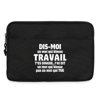Corsica, Corsica humour, island of beauty - Laptop bag 13" - black - Front