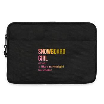 Planche à neige - Sacoche pour ordinateur portable 13 pouces - noir - Devant