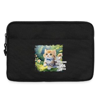 What You Have Can Have Many - Cat - Laptop bag 13" - black - Front