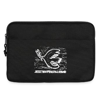 Colombe de la paix - Armistice Now - Sacoche pour ordinateur portable 13 pouces - noir - Devant