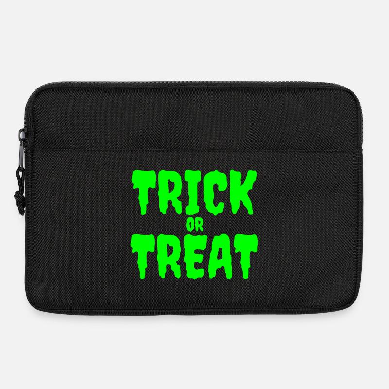 Im Dunkeln leuchtendes Süßes-oder-Saures-Design - Laptoptasche 13" - Schwarz