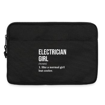 Elektriker - Laptoptasche 13" - Schwarz - Vorne