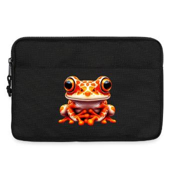 Grenouille - Sacoche pour ordinateur portable 13 pouces - noir - Devant