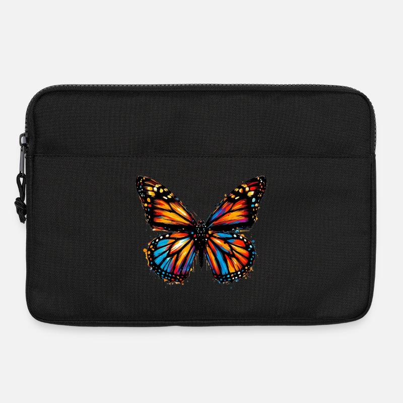 Schmetterling - Laptoptasche 13" - Schwarz