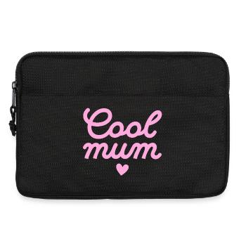 Emotive Pink Casual Mother's Day Design - Laptop bag 13" - black - Front
