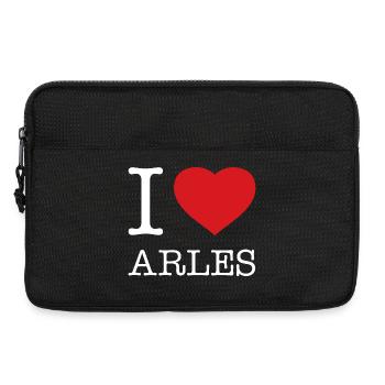 I LOVE ARLES France - Laptoptasche 13" - Schwarz - Vorne