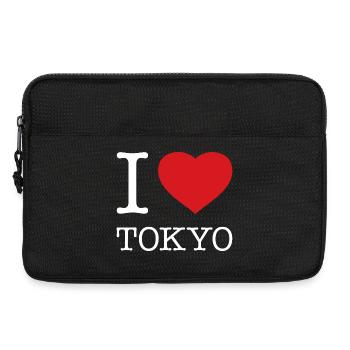 I LOVE TOKYO - Laptop bag 13" - black - Front