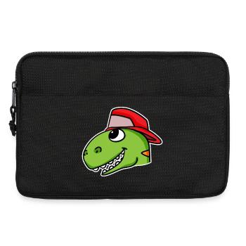 Dinosaur Head Dino - Laptop bag 13" - black - Front