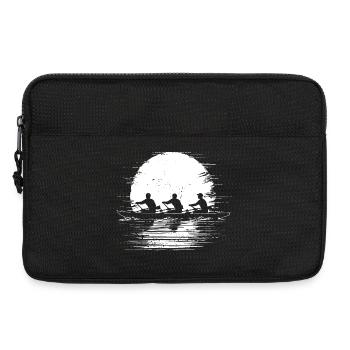 Ruderteam Skizze - Laptoptasche 13" - Schwarz - Vorne