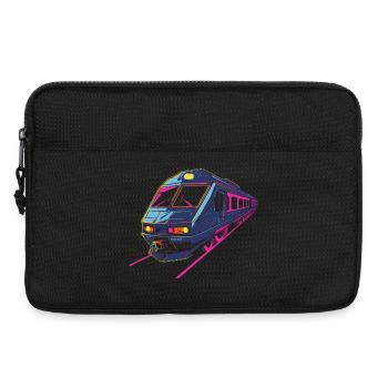 Train Retro - Laptop bag 13" - black - Front