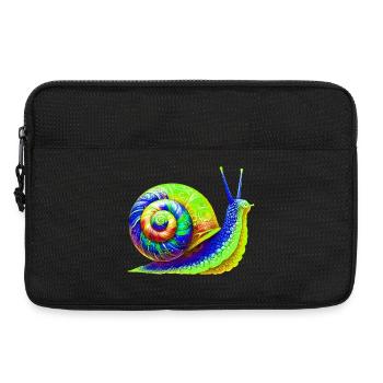 Schnecke - Laptoptasche 13" - Schwarz - Vorne