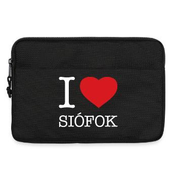 I LOVE SIOFOK - Laptoptasche 13" - Schwarz - Vorne