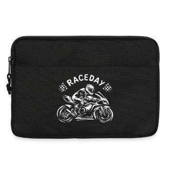 Motorrad Raceday Superbike - Biker und Rennsport - Laptoptasche 13" - Schwarz - Vorne