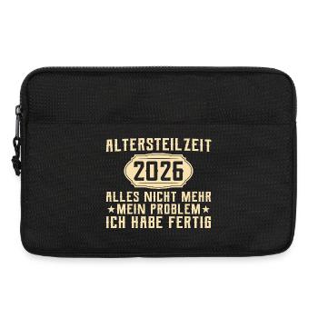 Partial retirement 2026 - colleague in early retirement - Laptop bag 13" - black - Front
