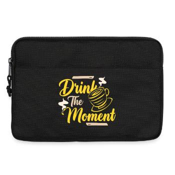 Drink the moment coffee - Laptop bag 13" - black - Front