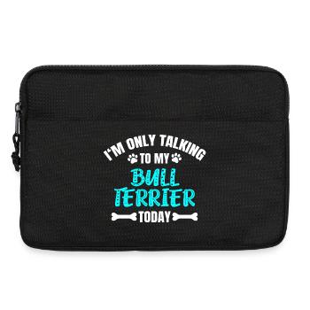 Bull Terrier Bullterrier - Sacoche pour ordinateur portable 13 pouces - noir - Devant